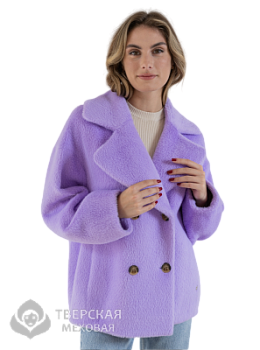 Пальто "Лина" цвет сиреневый